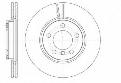 KAWE 6144010 -  Тормозной диск