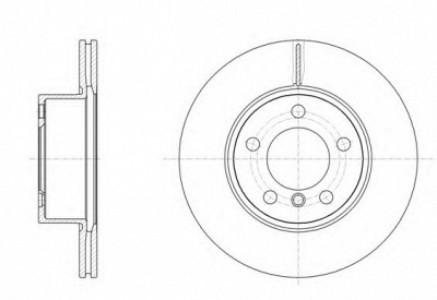 KAWE 6144910 -  Тормозной диск
