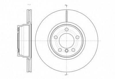 KAWE 6145210 -  Тормозной диск