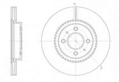 KAWE 6146310 -  Тормозной диск