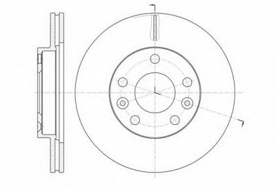 KAWE 6147810 -  Тормозной диск