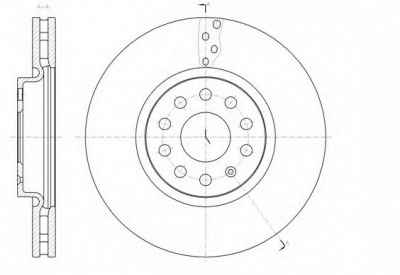 KAWE 6147910 -  Тормозной диск