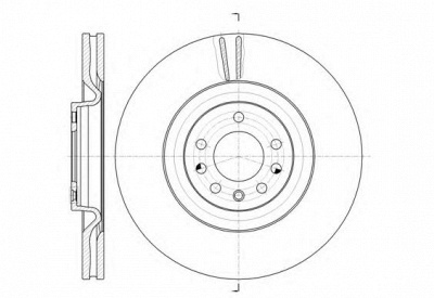 KAWE 6148710 -  Тормозной диск