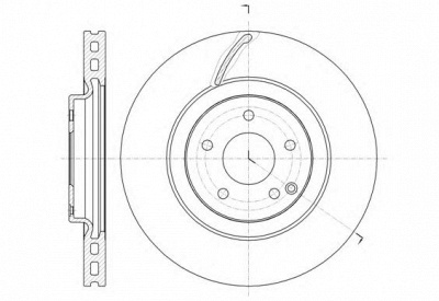 KAWE 6152510 -  Тормозной диск