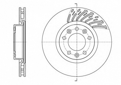 KAWE 6155610 -  Тормозной диск