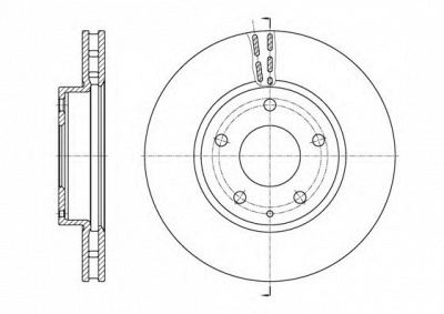 KAWE 6157310 -  Тормозной диск