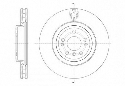 KAWE 6157610 -  Тормозной диск