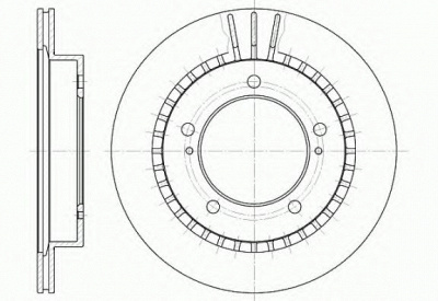 KAWE 649210 -  Тормозной диск