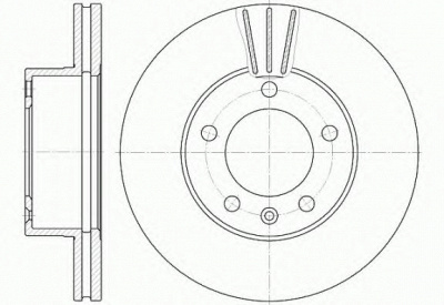 KAWE 664310 -  Тормозной диск