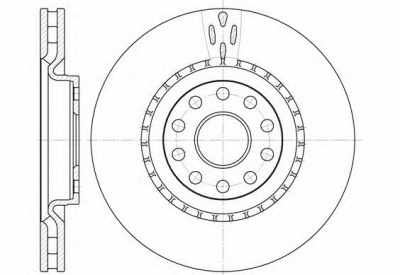 KAWE 685610 -  Тормозной диск