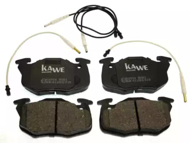 KAWE 810006 -  Комплект тормозных колодок, дисковый тормоз