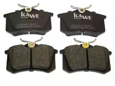 KAWE 810013 -  Комплект тормозных колодок, дисковый тормоз