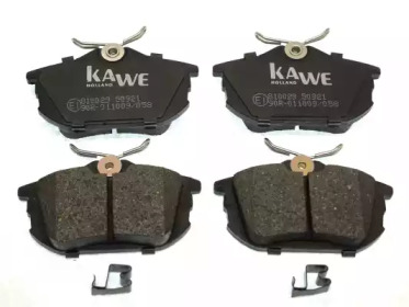 KAWE 810029 -  Комплект тормозных колодок, дисковый тормоз