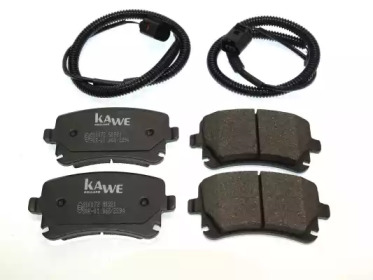KAWE 810072 -  Комплект тормозных колодок, дисковый тормоз