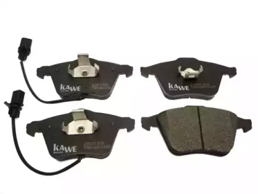 KAWE 810075 -  Комплект тормозных колодок, дисковый тормоз