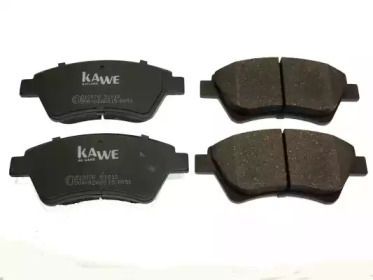 KAWE 810076 -  Комплект тормозных колодок, дисковый тормоз