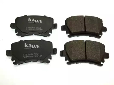 KAWE 810084 -  Комплект тормозных колодок, дисковый тормоз