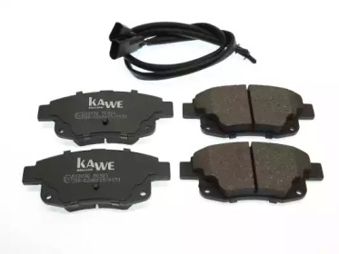 KAWE 810098 -  Комплект тормозных колодок, дисковый тормоз