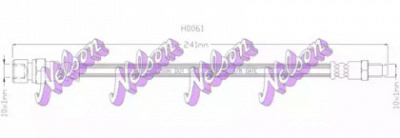 KAWE h0061 -  Тормозной шланг
