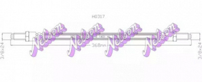 KAWE h0317 -  Тормозной шланг
