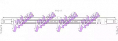 KAWE h0947 -  Тормозной шланг