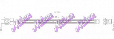 KAWE h1372 -  Тормозной шланг