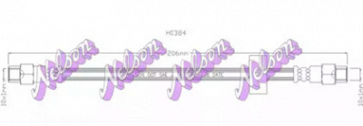 KAWE h1384 -  Тормозной шланг