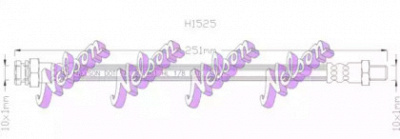 KAWE h1525 -  Тормозной шланг