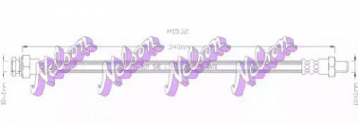KAWE h1532 -  Тормозной шланг