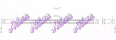 KAWE h1607 -  Тормозной шланг