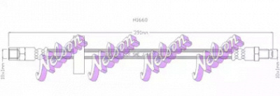 KAWE h1660 -  Тормозной шланг