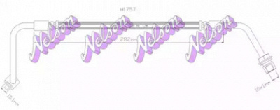 KAWE h1757 -  Тормозной шланг