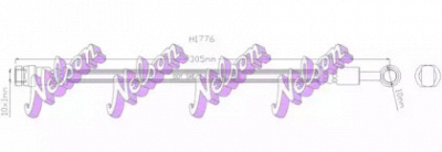 KAWE h1776 -  Тормозной шланг