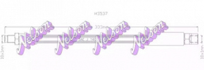 KAWE h3537 -  Тормозной шланг