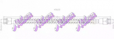 KAWE h3613 -  Тормозной шланг