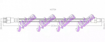 KAWE h3754 -  Тормозной шланг