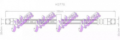 KAWE h3770 -  Тормозной шланг