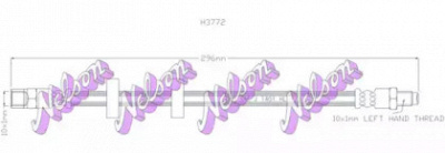 KAWE h3772 -  Тормозной шланг