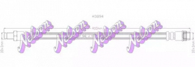 KAWE h3894 -  Тормозной шланг