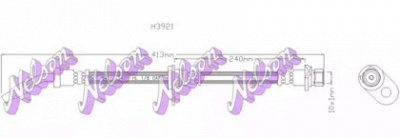 KAWE h3921 -  Тормозной шланг
