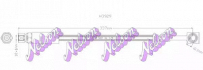 KAWE h3929 -  Тормозной шланг