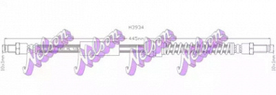 KAWE h3934 -  Тормозной шланг