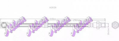 KAWE h3939 -  Тормозной шланг