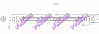 KAWE h3982 -  Тормозной шланг