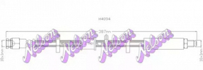 KAWE h4094 -  Тормозной шланг