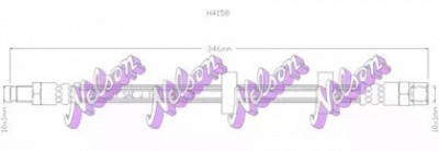 KAWE h4158 -  Тормозной шланг