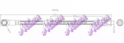 KAWE h4216 -  Тормозной шланг