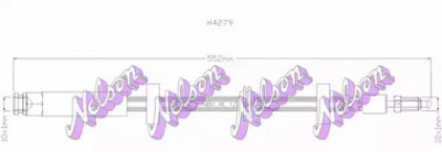 KAWE h4279 -  Тормозной шланг