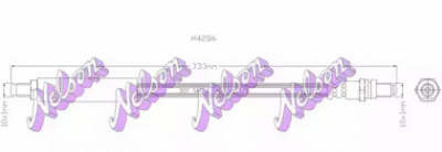 KAWE h4286 -  Тормозной шланг