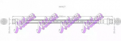 KAWE h4417 -  Тормозной шланг
